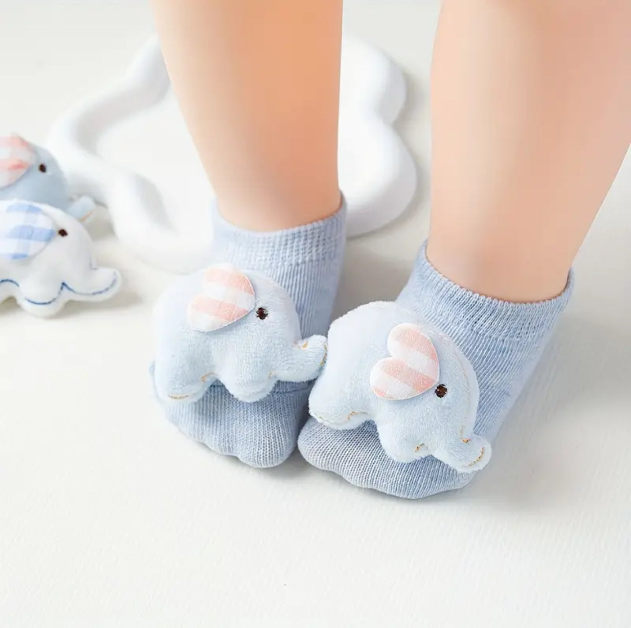 Zapatimedias Cortas Elefante 3 colores