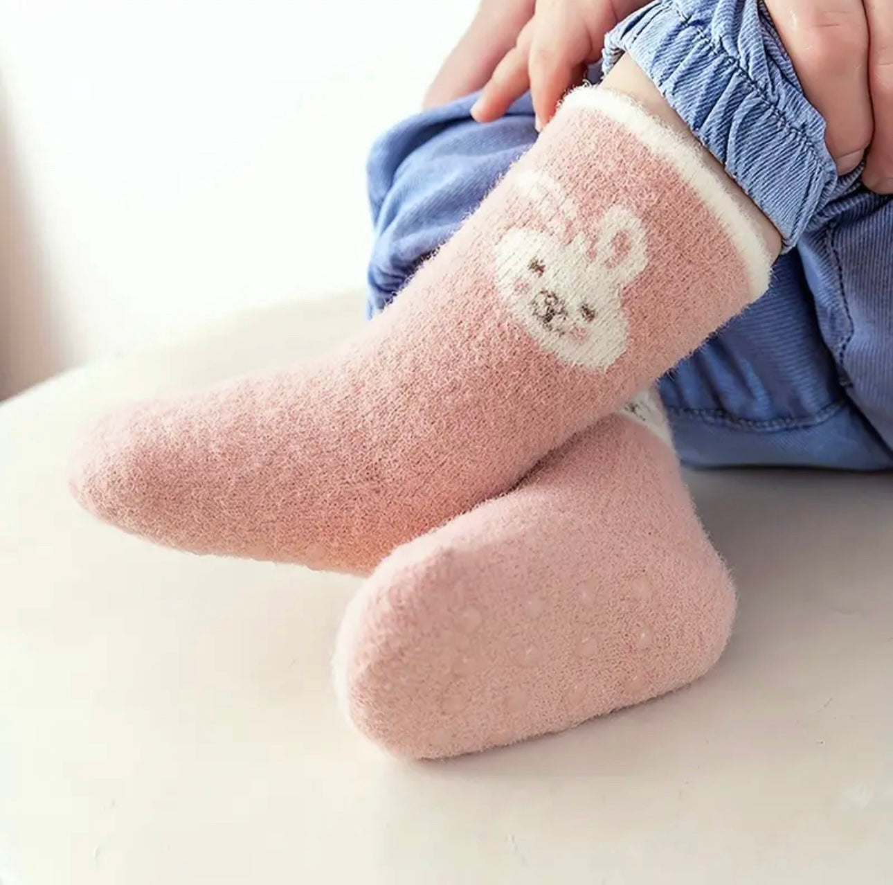 Medias de Felpa Conejito