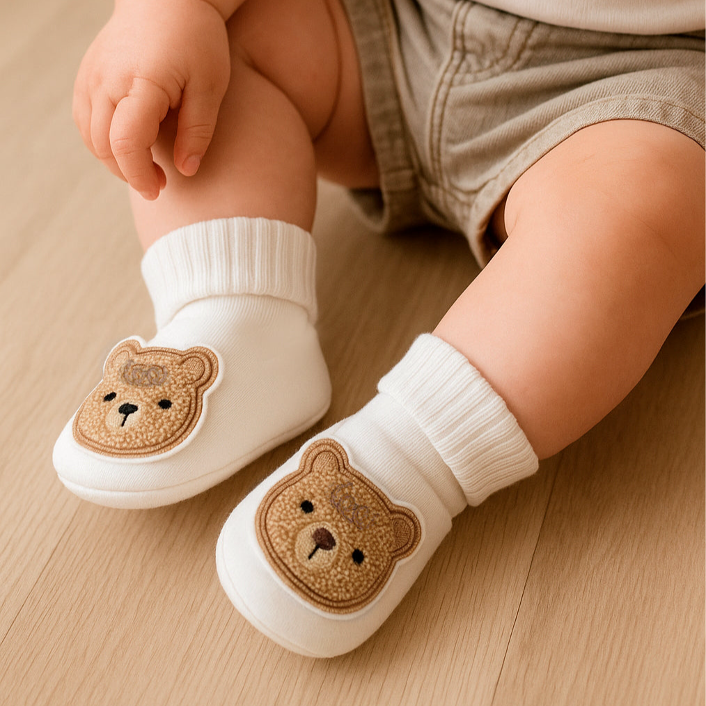 Babuchas Curly Teddy Perla