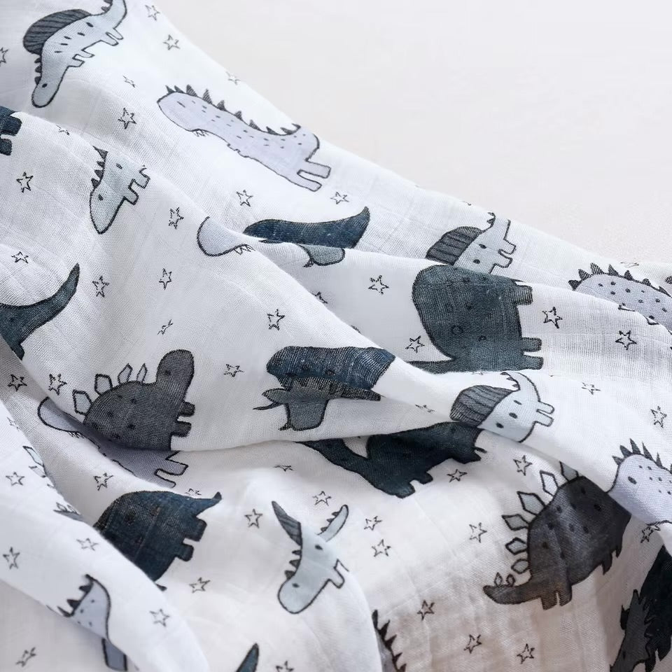 Muselina Blue Dino