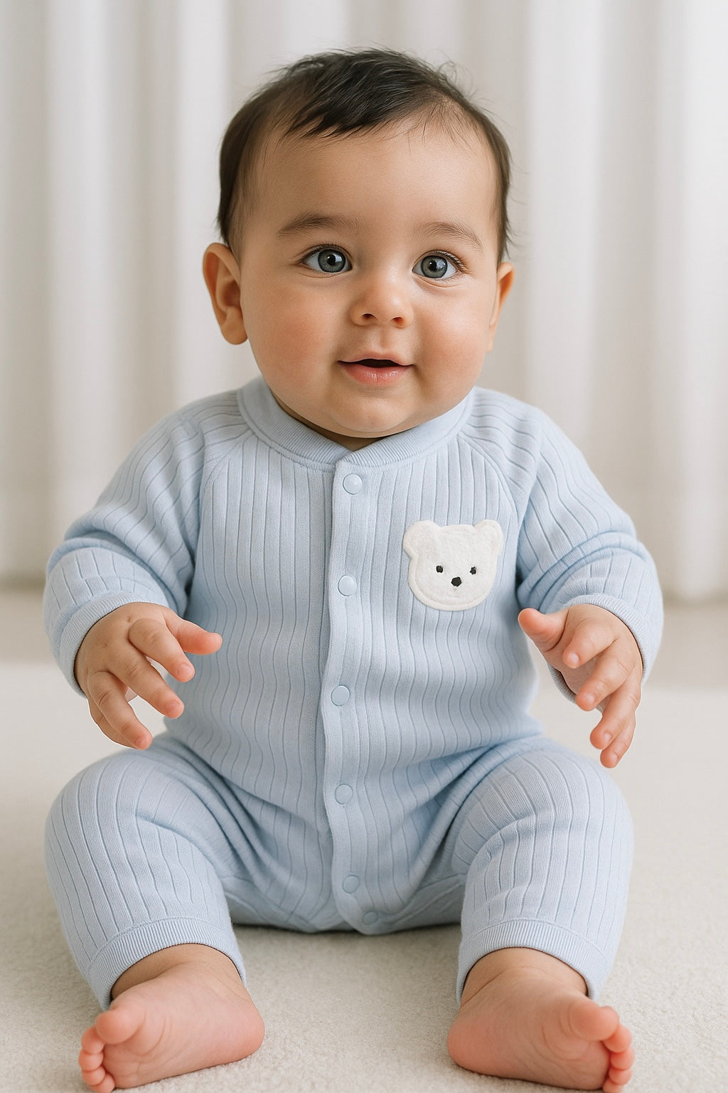 Enterizo Teddy Celeste