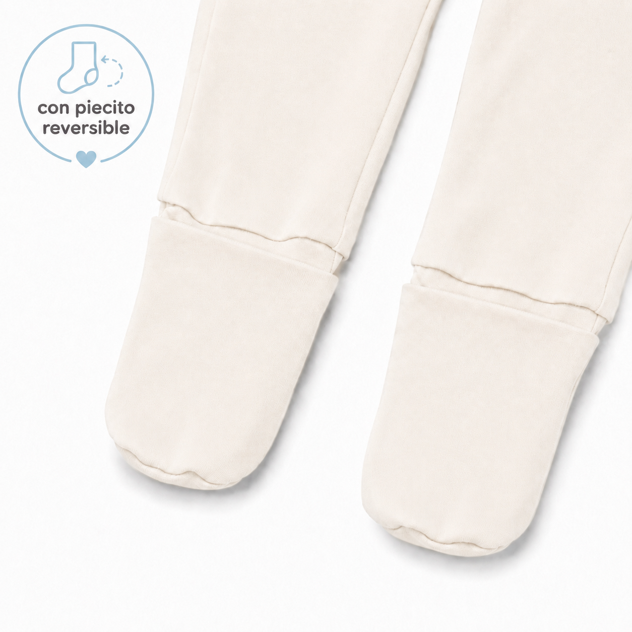 Pijama Mágica 🧲 Pie Reversible Nube