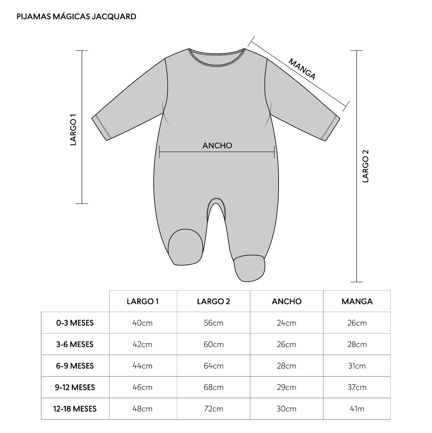 Pijama Mágica Jacquard Acolchado Rosa
