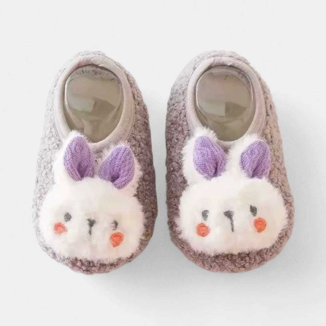 Babuchas con suela respetuosa morado