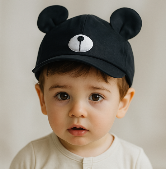 Gorrito Teddy Orejitas Negro