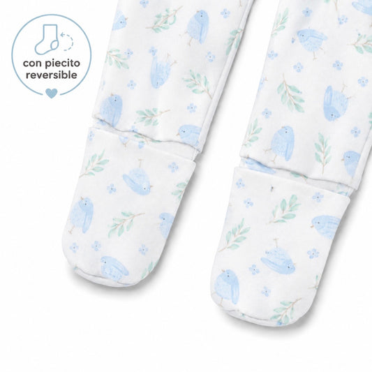 Pijama Mágica Pie Reversible Bird