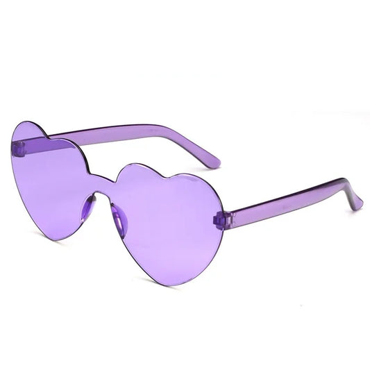 Lentes de Corazón Morados