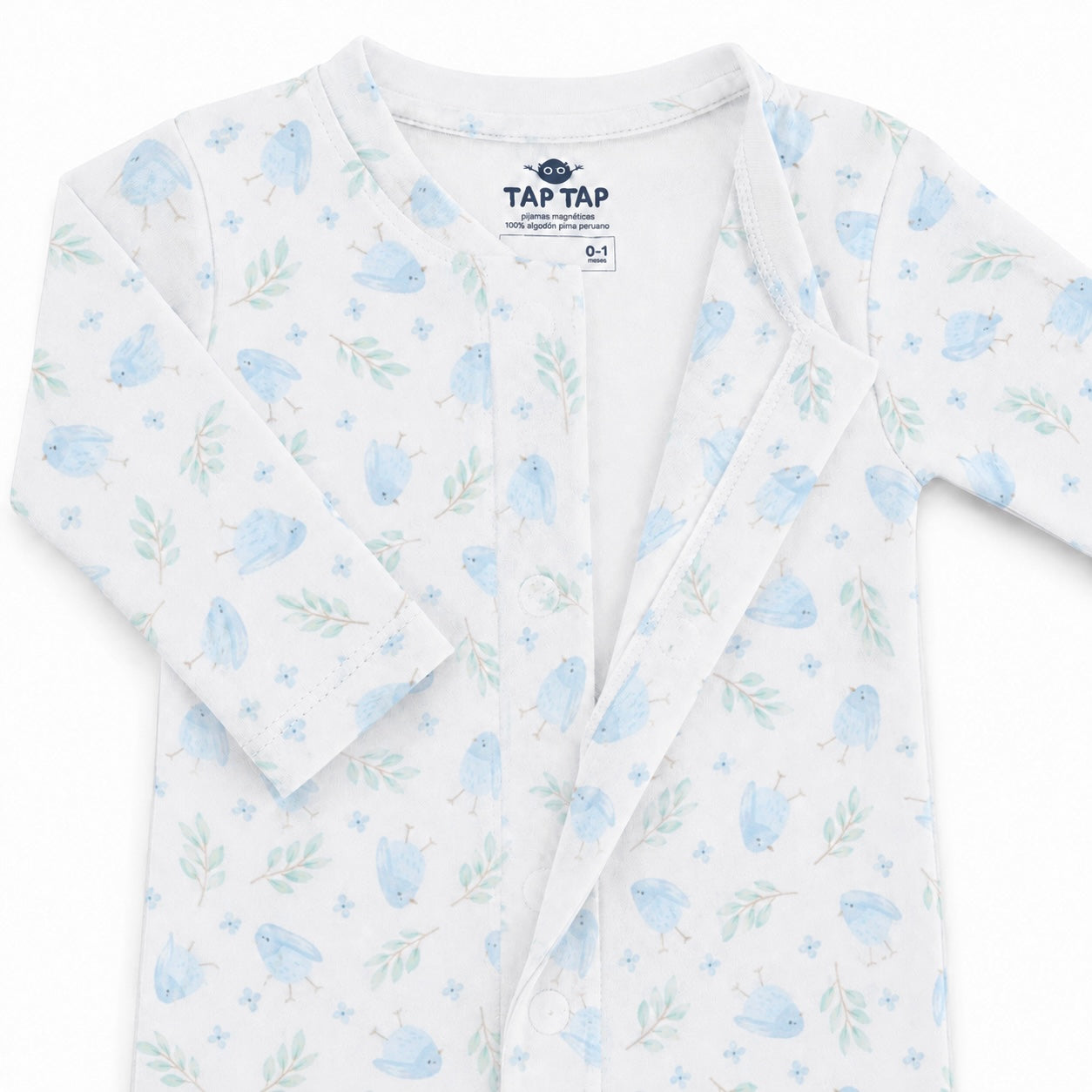 Pijama Mágica 🧲 Pie Reversible Bird