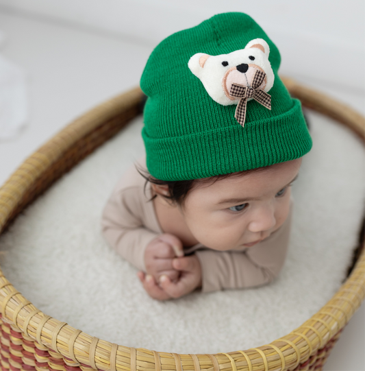 Teddy Beanie Gorrito Navidad 3 colores