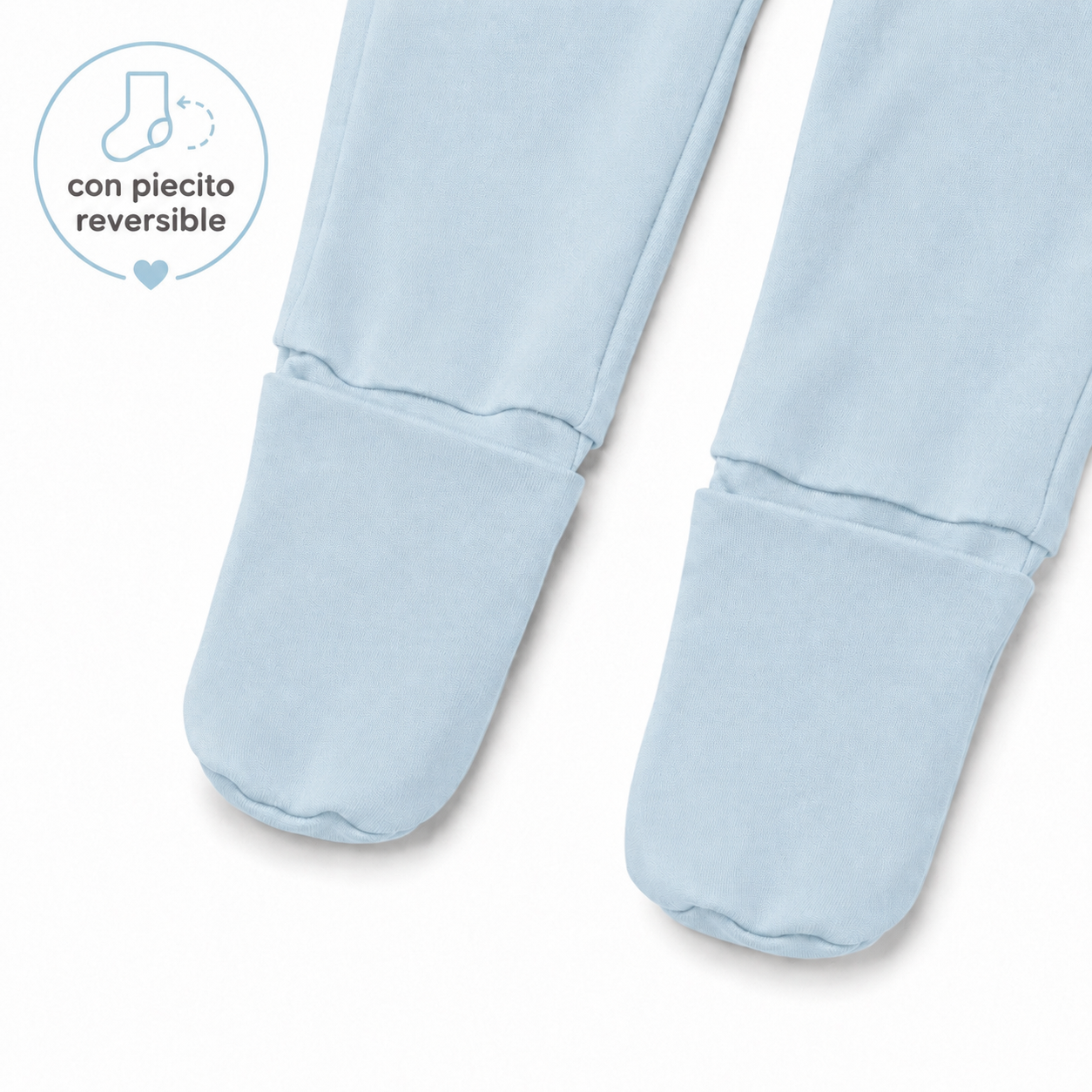 Pijama Mágica 🧲 Pie Reversible Rosa Sky