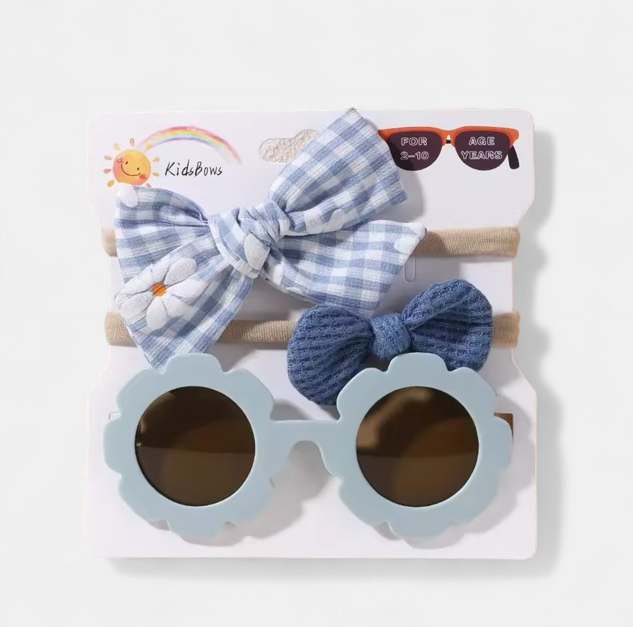 Set Verano Lentes Celeste