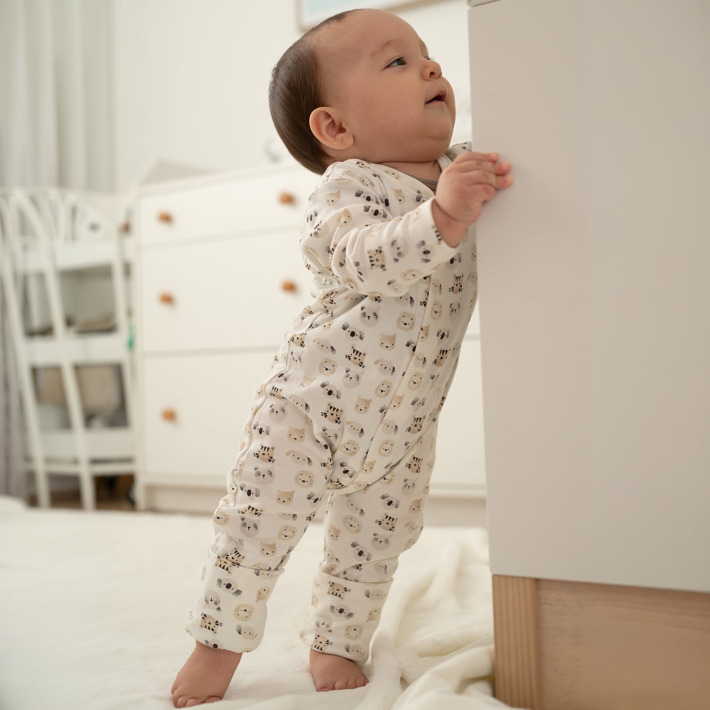 Pijama Mágica 🧲 Pie Reversible Safari