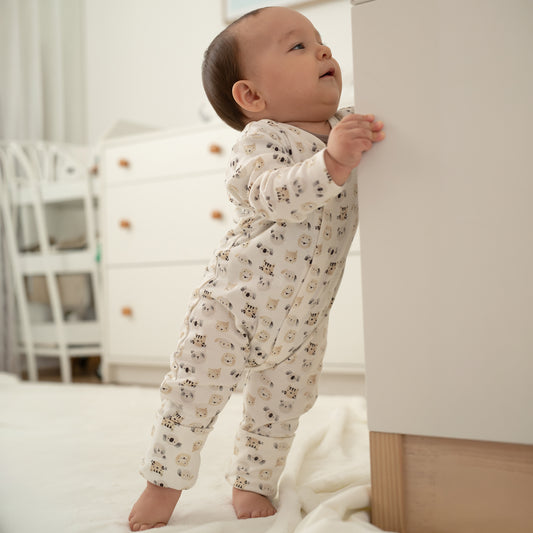 Pijama Mágica 🧲 Pie Reversible Safari