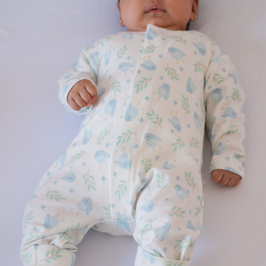 Pijama Mágica 🧲 Pie Reversible Bird