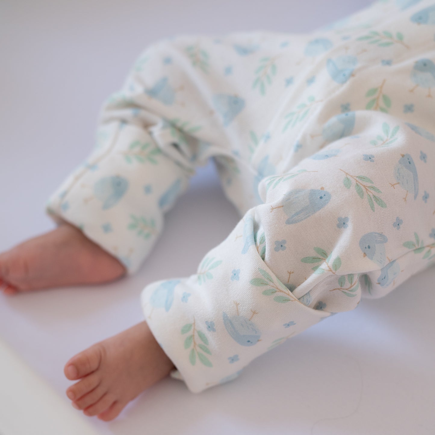 Pijama Mágica 🧲 Pie Reversible Bird