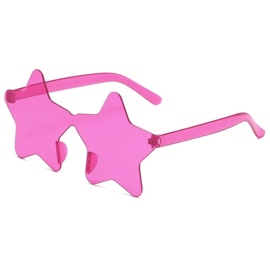 Lentes de Estrella Fucsia