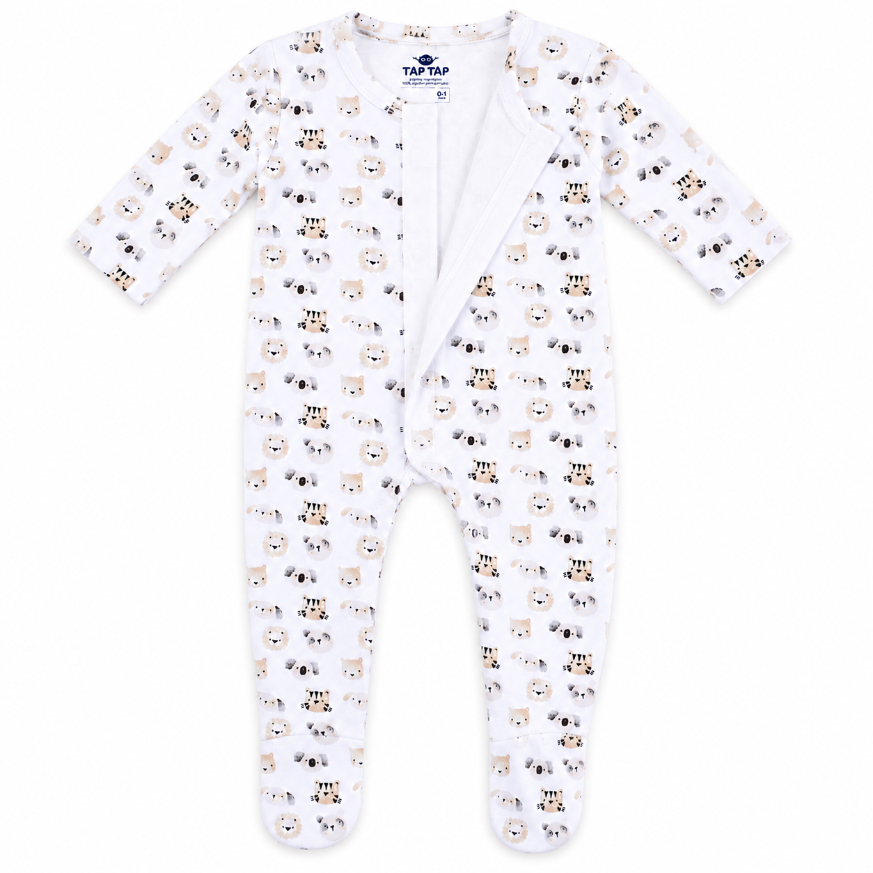 Pijama Mágica 🧲 Pie Reversible Safari