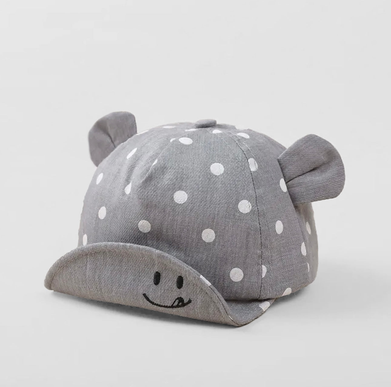 Dot Gorrito Regulable Gris