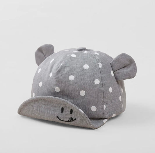 Dot Gorrito Regulable Gris