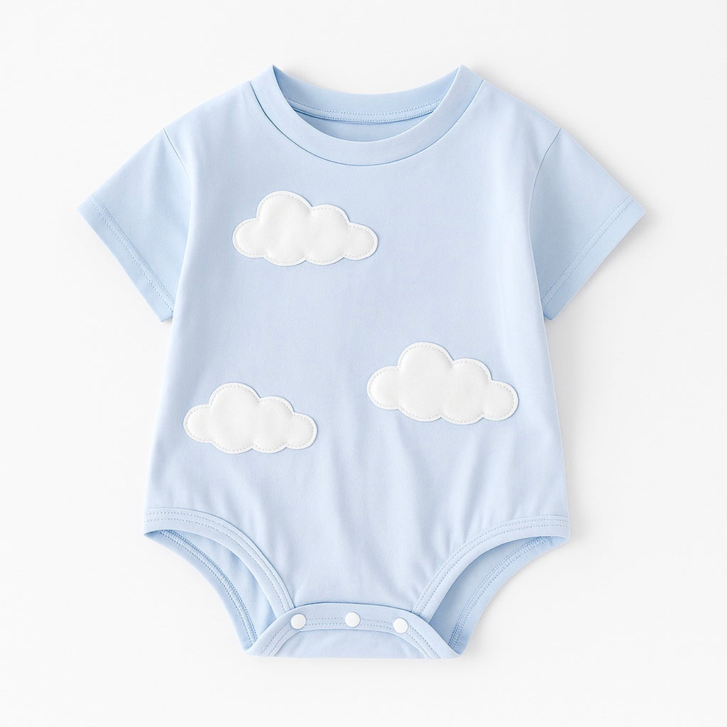 Body manga corta nube