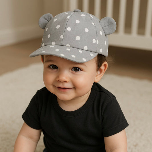 Dot Gorrito Regulable Gris