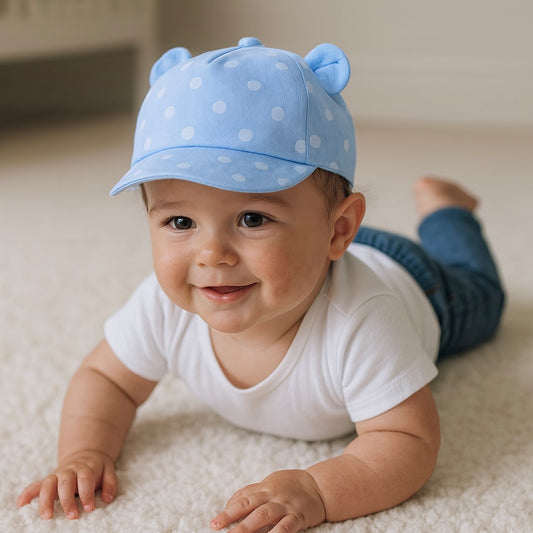 Dot gorrito regulable Celeste
