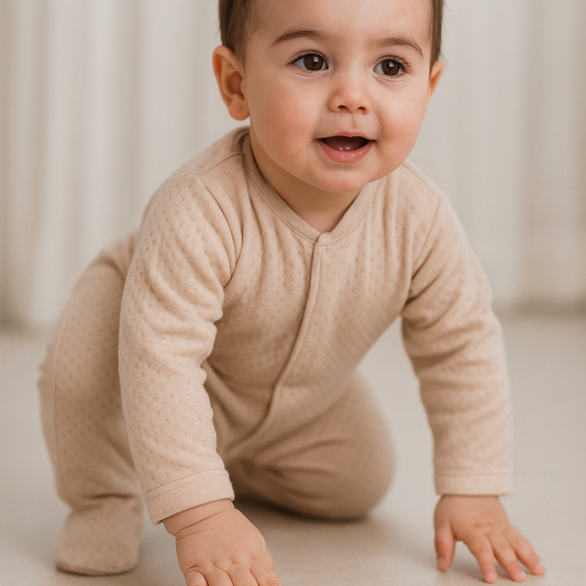 Pijama Mágica Jacquard Acolchado Nude