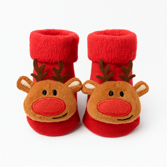 Zapatimedias Largas Reno Rojo