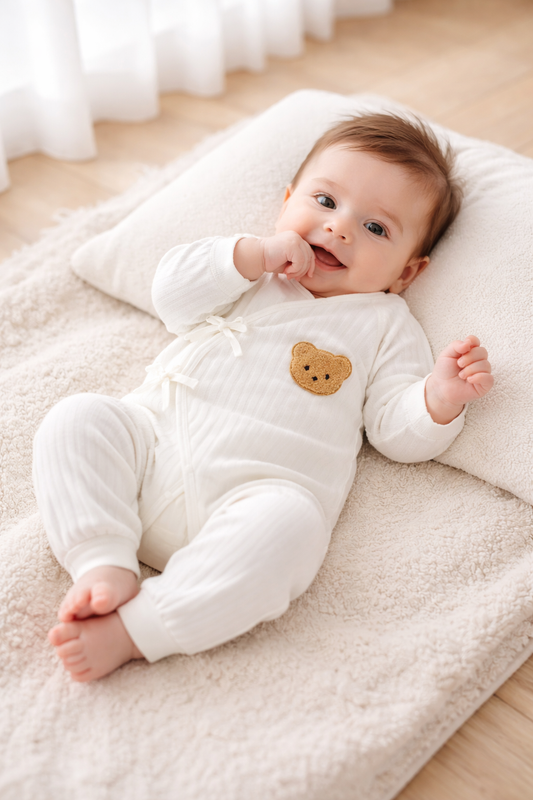 Kimono Teddy Perla Grueso